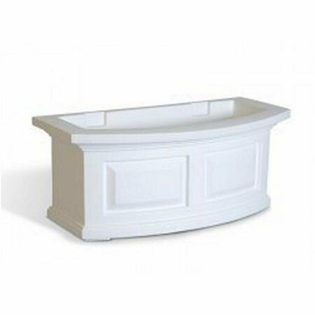 LAWNITATOR 4829W Nantucket 2 ft. Window Box - White LA2621770